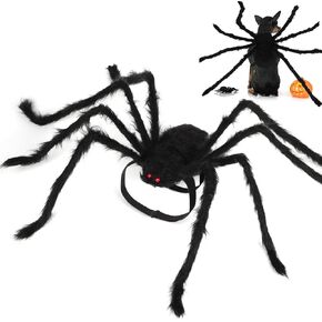 Spider Pets Outfit, Halloween Dogs Cats Costume Spiders Sweatshirt Halloween Pets Accessories Puppies Theme Party Costume for Dogs Puppy Cats(small)