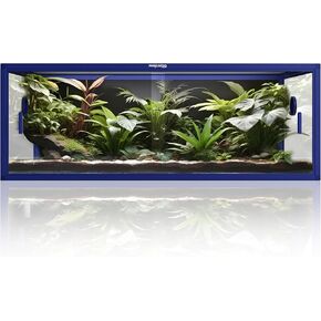 50 Gallon Bearded Dragon Tank, Reptile Enclosure for Easy Maintenance, Front Opening Reptile Tank with Top Screen Ventilation & Glass Sliding Door 36''x18''x18''