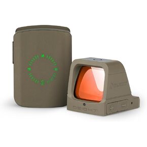 OLIGHT Osight 3 MOA Rechargeable Dot Open Reflex Sight with Charging Cover, Tactical Parallax-Free Sight, Picatinny Mount Compatible - Green/Red Dot Options