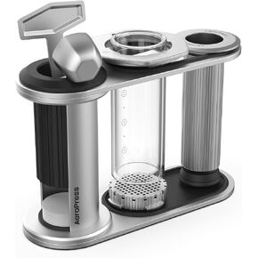 AeroPress Organizer Stand, Compact Storage Original, Clear, XL Coffee Maker, and Accessories, Ideal Coffee Caddy Storage Station, Experience Slip-Free Storage, Black