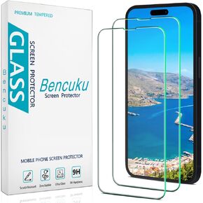 2 Pack Screen Protector Designed for iPhone 14 [6.1-inch] Tempered Glass, Anti Scratch, Bubble Free