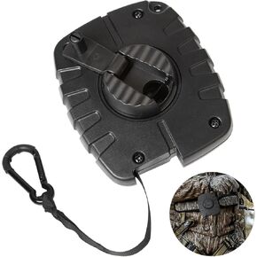 Retractable Bow Hoist, 29.5FT Bow & Gear Hoist for Tree Stand, Bow Rope with Crank Handle for Easy Rope Rewinding, Premium Gear Rope, Must Have Accessories for Tree Stand Climbing Safety
