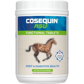 Cosequin ASU Joint & Digestive Health Functional Tablets for Horses, 240 Tablets