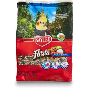 Kaytee Fiesta Cockatiel Pet Bird Food, 4.5 Pound