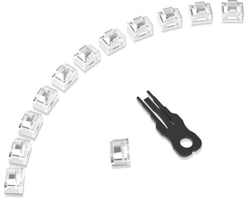 24 قطعة قفل منفذ RJ45 مع مفتاحين، قفل منفذ RJ45/مانع الغبار، غطاء غطاء الغبار RJ45 واقي مقابس منفذ RJ45، أجهزة منفذ RJ45 المتوافقة، أحمر in Kuwait