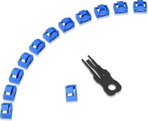 24 قطعة قفل منفذ RJ45 مع مفتاحين، قفل منفذ RJ45/مانع الغبار، غطاء غطاء الغبار RJ45 واقي مقابس منفذ RJ45، أجهزة منفذ RJ45 المتوافقة، أحمر in Kuwait
