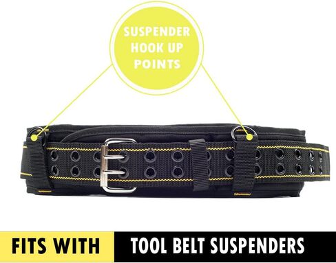3 inch Padded Tool Belt Work Tool Belt for Heavy Duty Work(Yellow and Black) in Kuwait