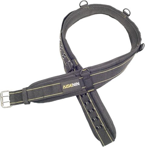 3 inch Padded Tool Belt Work Tool Belt for Heavy Duty Work(Yellow and Black) in Kuwait