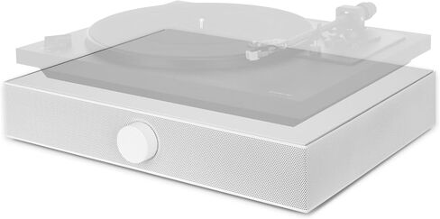 Andover Audio Spinbase 2 Speaker System Designed for Turntables; Phono Input, BT, Analog and Optical Input, ISOGroove Anti-Feedback, with Remote Control - (White) in Saudi Arabia
