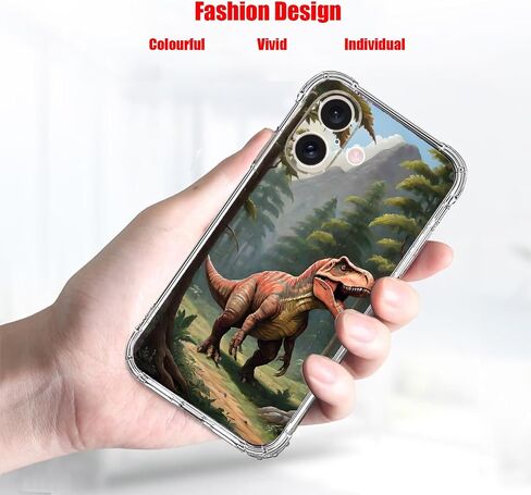 Case for iPhone 16,Orange Elephant Flowers Drop Protection Shockproof Case TPU Full Body Protective Scratch-Resistant Cover for Apple iPhone 16 in Kuwait