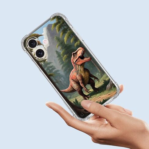 Case for iPhone 16,Orange Elephant Flowers Drop Protection Shockproof Case TPU Full Body Protective Scratch-Resistant Cover for Apple iPhone 16 in Kuwait