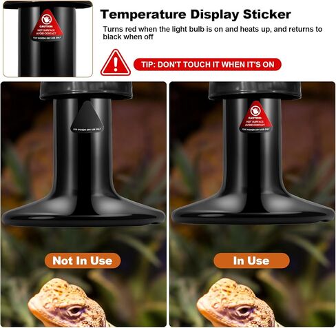 MIXJOY 250W Reptile Heat Lamp 2Pack Ceramic Heat Emitters Reptile Heat Lamp Bulbs, No Light Emitting Ceramic Heat Bulbs for Amphibian Terrarium Reptile Gecko Lizard Bearded Dragon Turtle Chicken Snake in Saudi Arabia