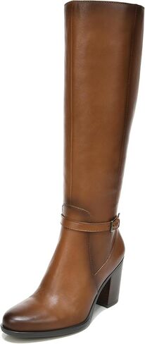 Naturalizer Womens Kalina Knee High Tall Boots Black Extra Wide Calf 10 W in Saudi Arabia