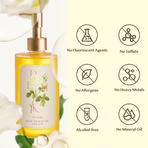 Shower Oil Body Wash for Sensitive Skin. Nourishing & Hydrating Body Oil for Dry Skin.Winter Care,Soothes, Softens and Locks in Moisture,10 Fl.oz (300ml) in Saudi Arabia