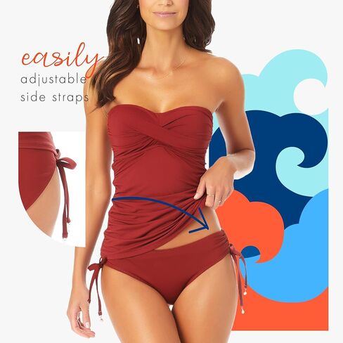 Anne Cole Women's Standard Side Tie Swim Bottom in Kuwait