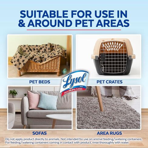 Reckitt LYSOL Pet Odor Eliminator, 15 Oz (Pack of 4) -With 1ct Auto In-The-Bowl Toilet Cleaner, Ocean Fresh in Saudi Arabia