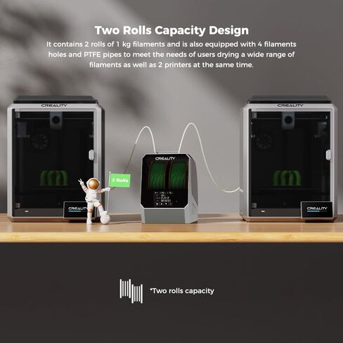 Space Pi Filament Dryer, Compatible with 1.75mm/2.85mm PLA PETG ABS Material, Filament Dehydrator, Spool Holder in Saudi Arabia