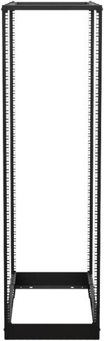 NavePoint 4-Post Adjustable Rack, 22U, Cage Nuts, Caster Compatible, Black in Kuwait