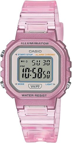 Casio Illuminator Translucent Band Alarm Chronograph Resin Band LA-20WHS-7A in Saudi Arabia