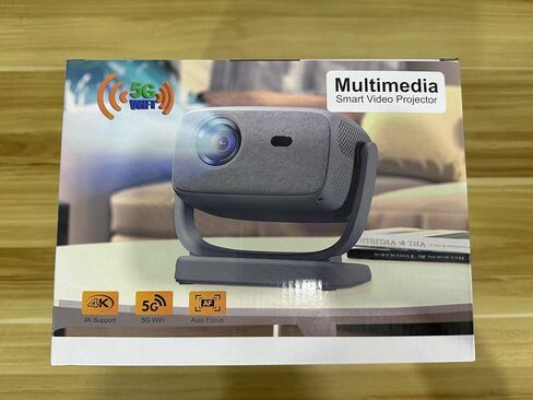 [Auto Focus/4K Support]A8 Projector with 5G WiFi and Bluetooth , 600 ANSI Native 1080P Outdoor Movie Projector, Auto 6D Keystone , Home Theater Projector compatible with Phone/TV Stick/PC in Saudi Arabia