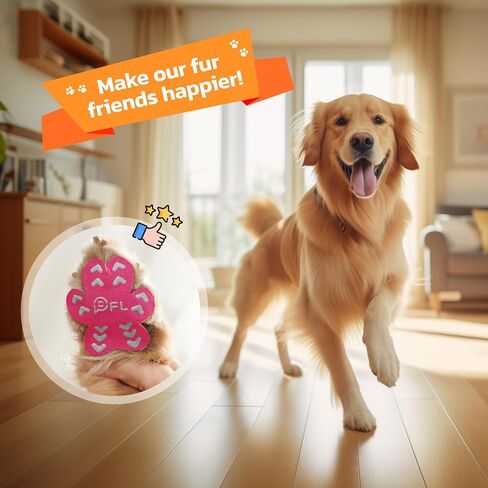 Non-Slip Dog Paw Protector Pads for Senior Dogs, Dog Paw Traction Stickers with Anti-Slip Rubber, Help Dogs Walk on Hardwood Floor, Dog Essentials,Pink 48pcs, XXL for 61-80lbs in Kuwait