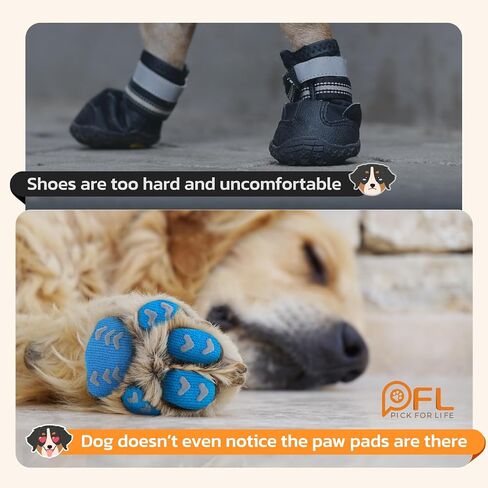 Non-Slip Dog Paw Protector Pads for Senior Dogs, Dog Paw Traction Stickers with Anti-Slip Rubber, Help Dogs Walk on Hardwood Floor, Dog Essentials,Pink 48pcs, XXL for 61-80lbs in Kuwait