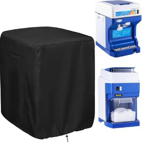 Shaved Ice Machine Cover for Vevor 110v/265lbs Per Hour Commercial Ice Shaver Crusher, Dustproof Electric Snow Cone Maker Cover All Season Protection for Nostalgia-12''Lx15''W x17''H