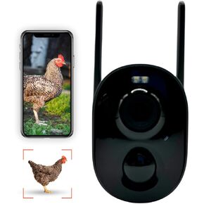 Smart Coop All-in-One Chicken Coop Kit – Includes Automatic Door, and (2) CoopCams for 4-6 Chickens, Solar Optional