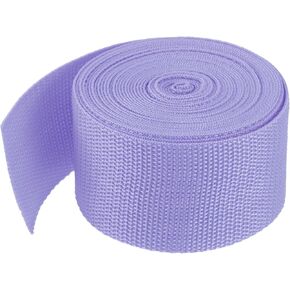 MECCANIXITY Lightweight Polypropylene Webbing Strap 1 1/2" 5 Yard Backpack Strapping Band Purple for Outdoor Luggage Cargo Straps