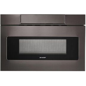Sharp SMD2470AH 24" Microwave Drawer with 1.2 cu. ft. Capacity in Black Stainless Steel