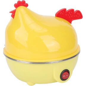 Electric Egg Cooker, 7 Egg Capacity Chicken Shape Rapid Egg Cooker with Auto Shut Off Feature for Eggs Vegetable Sandwiches