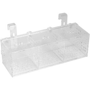 Fish Breeding Isolation Box Aquarium Acclimation Hatchery Incubator Acrylic Transparent Aquarium Hatchery Incubator Holder(30CM*10CM*10CM) in Kuwait