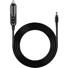 KUMA 12v TV Power Lead Supply Adaptor for Motorhome Campervan Caravan – Car Cigarette Lighter Socket Plug Adapter Charger for Television Satellite Navigation GPS DashCam – 12 volts Cig Extension Cable