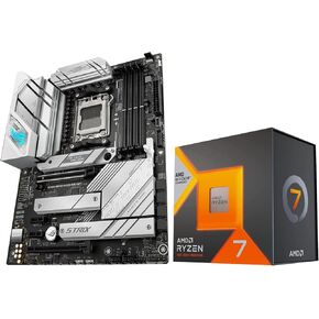 Micro Center AMD Ryzen 7 7800X3D Unlocked Desktop Processor Bundle with ASUS ROG Strix B650-A Gaming WiFi 6E AM5 (LGA1718) Ryzen 7000 Gaming Motherboard
