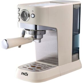 Espresso Machine High Pressure - Espresso Maker with Milk Frother Steam Wand, Coffee and Espresso Maker Combo with Stainless Steel Stainless Steel Cup Plate, 1.5 L Removable Water Tank - 20 Bar