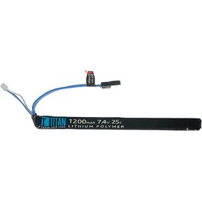 Titan LiPo 1200mAh 7.4v 25C AK Style Stick Tamiya