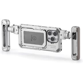 Tilta Khronos Lightweight Kit Compatible with iPhone 15 Pro - Space Gray | Includes Phone Case and Adjustable Handles