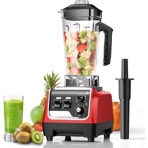 Smoothie Blender, Powerful Blender for Kitchen with 1800-Watt Motor, 70 Oz Large Capacity and BPA-Free Containers, Countertop Blender for Smoothies, Ice Crushing & Frozen Drinks, Red