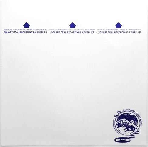 (100) 7" Record Inner Sleeves - 3-Layers of Archival Quality, Anti-Static HDPE with Rice Paper Enclosed Insert for Extra Rigidity #07IM in Saudi Arabia