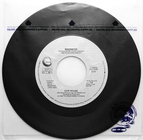 (100) 7" Record Inner Sleeves - 3-Layers of Archival Quality, Anti-Static HDPE with Rice Paper Enclosed Insert for Extra Rigidity #07IM in Saudi Arabia