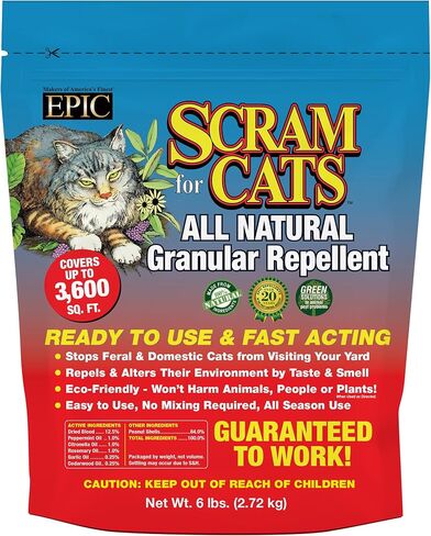 EPIC REPELLENTS Cat Scram, Animal, People and Pet Safe Granular Repellent (6 lbs) in Saudi Arabia