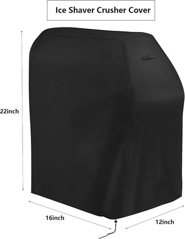 Shaved Ice Machine Cover for Vevor 110v/265lbs Per Hour Commercial Ice Shaver Crusher, Dustproof Electric Snow Cone Maker Cover All Season Protection for Nostalgia-12''Lx15''W x17''H in Saudi Arabia