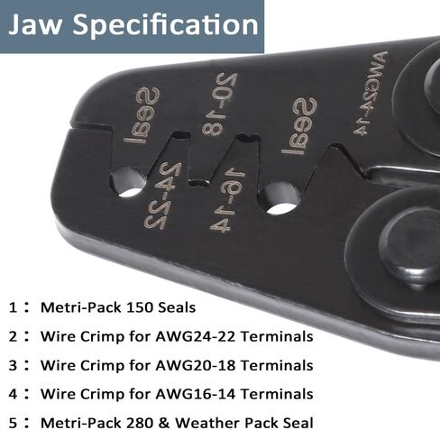 مقاوم للماء السيارات موصل كهربائي محطات سلك التوصيل عدة 1/2/3/4/5/6 دبوس موصلات السيارة ذكر أنثى بعقب العقص أداة الاتصال السريع أداة السقاطة طريقة قطع الاتصال in Kuwait