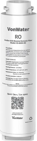V2-800N Reverse Osmosis System, 800GPD High Flow Under Sink RO Filtration System, 7 Stage Tankless Reverse Osmosis Water Filter, 2:1 Pure to Drain, Reduce TDS PFAS, NSF/ANSI 372 Certified in Saudi Arabia