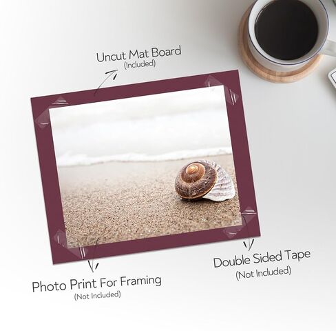 Golden State Art, 10 Pack Red 11x14 Uncut Mat Boards, Acid Free Backing Matte Boards, Ideal for Photos/Pictures/Prints/Frames/Arts in Saudi Arabia