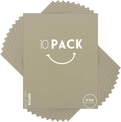 Golden State Art, 10 Pack Red 11x14 Uncut Mat Boards, Acid Free Backing Matte Boards, Ideal for Photos/Pictures/Prints/Frames/Arts in Saudi Arabia
