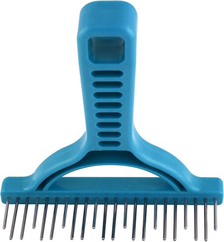 The Untangler Rakes for Grooming and Shedding -silky smooth rotating teeth to easily collect loose hair (Yellow, Extra-Long) in Kuwait