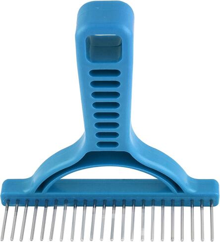 The Untangler Rakes for Grooming and Shedding -silky smooth rotating teeth to easily collect loose hair (Yellow, Extra-Long) in Kuwait