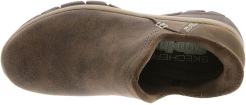 حذاء Skechers للسيدات سهل الاستخدام - ساعة عصرية بدون استخدام اليدين سهل الارتداء للكاحل، أسود، عرض 8.5 in Saudi Arabia