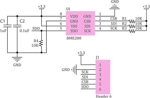 2 قطعة BME280 5 فولت وحدة الاستشعار الضغط الجوي أجهزة استشعار درجة الحرارة والرطوبة I2C SPI اندلاع GY-BME280 in Kuwait